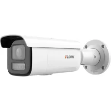 Видеокамера IP 8Мп цилиндрическая IP67 ИК/LED-60м с PoE (2.8-12мм)