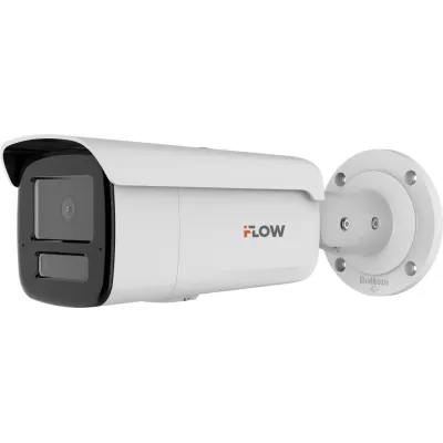 Видеокамера IP 4Мп цилиндрическая IP67 ИК/LED-80м с PoE (2.8мм)