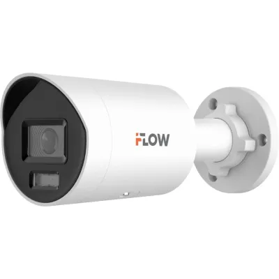 Видеокамера IP 4Мп цилиндрическая IP67 ИК/LED-40м с PoE (2.8мм)