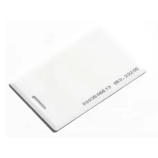 Карта Mifare Clamshell с прорезью, c печатью ID   номера