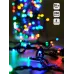 Электрогирлянда наружная 200 LED 20 м разноцветная 8 режимов