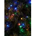 Электрогирлянда наружная 200 LED 20 м разноцветная 8 режимов