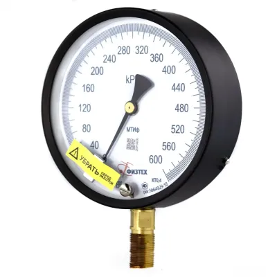 Манометр точного измерения МТИф 0-600 кПа кт.0.4 d.160 IP40 M20*1.5 РШ Корр. 0