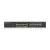 "Smart L2 коммутатор PoE+ Zyxel GS1900-24EP, rack 19"", 24xGE (12xPoE+), бюджет PoE 130 Вт"