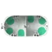 MultiBox Коробка установ. двухкомпонент. 2 поста д/полых стен, под коронку D68мм, глубина 50мм БЕЛАЯ