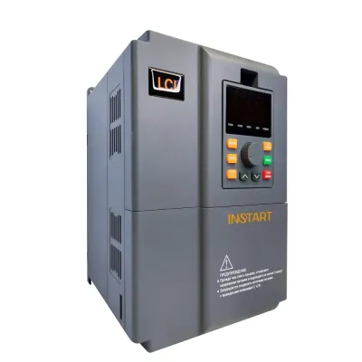Преобразователь частоты LCI-G15/P18.5-4B 15 кВт/18.5 кВт, 30А/37А, трехфазный, 380В±15%, 50Гц/60Гц, IP20, с панелью управления, с пожарным режимом