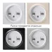 Розетка двойная телефон/компьютер RJ11/RJ45 кат.5e, цвет белый (серия Florence)