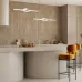 Светильник подвесной  Maytoni Loop MOD290PL-L23BS3K LED 23W Латунь
