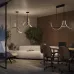 Светильник подвесной  Maytoni Wabi MOD428PL-L20BK LED 32W Черный