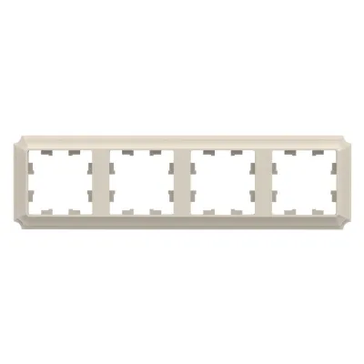 ATLASDESIGN ANTIQUE 4-постовая рамка, универсальная, БЕЖЕВЫЙ