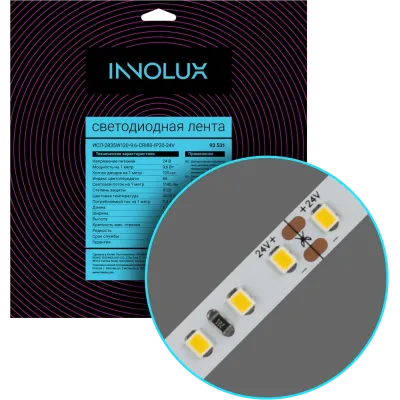 СД Лента INNOLUX 93 531 ИСЛ-2835W120-9.6-CRI80-IP20-24V