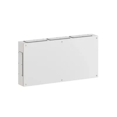Корпус клеммный металлический SDE ВxШxГ 800x400x120 мм с фланцами, IP66
