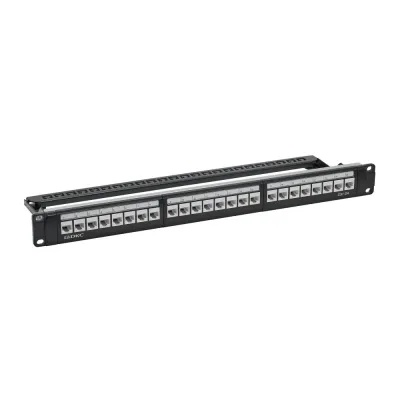 Патч-панель 191UCAT6А 24 модуля RJ45 неэкранированная
