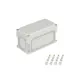 Корпус IP67,300х150х160 (выс.крышки 35),стнк.выбв.флнц.,непрозр.крыш.