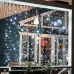 Гирлянда светодиодная Занавес 2х3м 600 LED БЕЛЫЙ черный ПВХ IP65 эффект мерцания 230В соединяется NEON-NIGHT нужен шнур 303-500