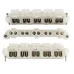 Коробка распределительная Extherm JB-100-BL       140*140*76 мм IP 66, черная, в комплекте с        клеммным рядом 10х10 кв.мм., 76А
