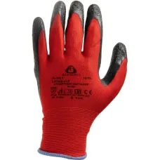 Перчатки защитные трикотажные Jeta Safety из полиэфира с покрытием ладони из латекса JL-061, размер L