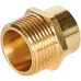 Переход ВП-НР, латунь 28x1, для медных труб под пайку