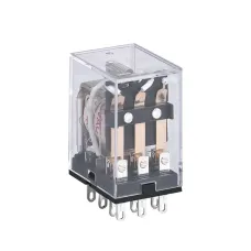 Реле промежуточное JZX-22F(D) 3 контакта с индикацией LED 5А 220В AC (R)