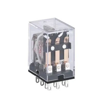 Реле промежуточное JZX-22F(D) 3 контакта с индикацией LED 5А 220В AC (R)