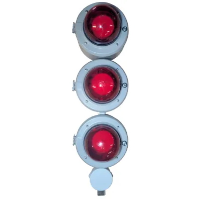 Указатель троллейный К-271C У2 (металл, с лампами LED, красный, светофор)