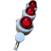 Указатель троллейный К-271C У2 (металл, с лампами LED, красный, светофор)