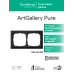 ARTGALLERY PURE 2-постовая РАМКА, МАТОВОЕ ОРГАНИЧЕСКОЕ СТЕКЛО ЧЕРНЫЙ