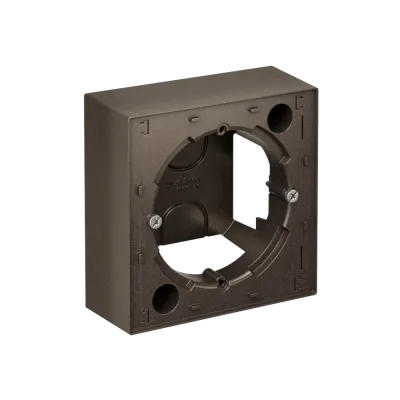 Коробка ATLASDESIGN для наружного монтажа мокко