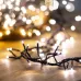 Гирлянда кластер LED 3 м, темно-зеленый ПВХ IP20, 288 диодов, тёплый белый