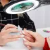 Лупа на струбцине 5D, 56 LED, d-127мм, черная