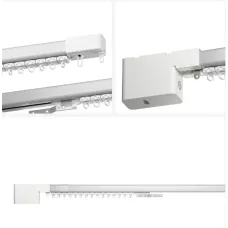 Умный карниз для штор Яндекс, длина 2,4-4,5м, работает с Алисой, Zigbee, YNDX-00592
