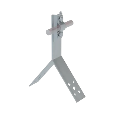 Держатель коньковый болтовой для прутка D 5-10 мм H80 мм INOX304 AURAFORT