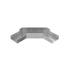 Лоток угловой замковый перфорированный КГЗ 150x60-90 УХЛ1 поворот на 90, оцинкованный лист, S1,0 П0000021367