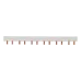 City9 Set Шина гребенчатая 2P (L1L2) шаг 18мм 12 модулей 63А