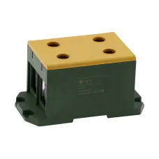 Клемма 4 подключения 35-240mm? 1000V 315/425А жёлто-зелёная