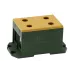 Клемма 4 подключения 35-240mm? 1000V 315/425А жёлто-зелёная Клемма 4 подключения 35-240mm? 1000V 315/425А жёлто-зелёная
