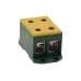 Клемма 4 подключения 35-240mm? 1000V 315/425А жёлто-зелёная