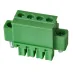 Соединитель штекерный печатной платы, 4 полюса, RM3.81, KLR15GKAM-3.81-04P