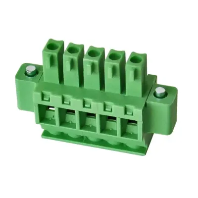 Соединитель штекерный печатной платы, 5 полюса, RM3.81, KLR15GKAM-3.81-05P