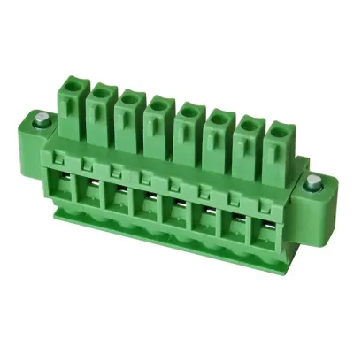Соединитель штекерный печатной платы, 8 полюса, RM3.81, KLR15GKAM-3.81-08P