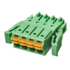 Соединитель штекерный печатной платы, 4 полюса, RM3.5, KLR15GKNG-3.5-04P