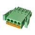 Соединитель штекерный печатной платы, 4 полюса, RM3.5, KLR15GKNG-3.5-04P