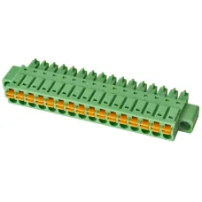Соединитель штекерный печатной платы, 16 полюса, RM3.81, KLR15GKNM-3.81-16P