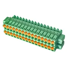 Соединитель штекерный печатной платы, 32 полюса, RM3.81, KLR15GKNM-B-3.81-2х16P
