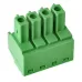 Разъем печатной платы, 4 полюса, RM3.81, KLR15GRC-3.81-04P