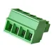 Разъем печатной платы, 4 полюса, RM3.81, KLR15GRC-3.81-04P