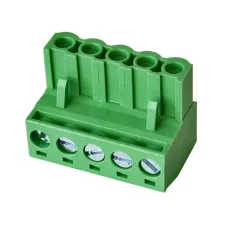 Соединитель штекерный печатной платы, 5 полюса, RM5.0, KLR2GK-5.0-05P
