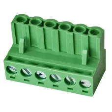 Соединитель штекерный печатной платы, 6 полюса, RM5.0, KLR2GK-5.0-06P