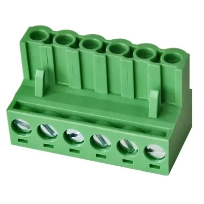 Соединитель штекерный печатной платы, 6 полюса, RM5.0, KLR2GK-5.0-06P