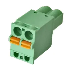 Соединитель штекерный печатной платы, 2 полюса, RM5.08, KLR2GKD-5.08-02P